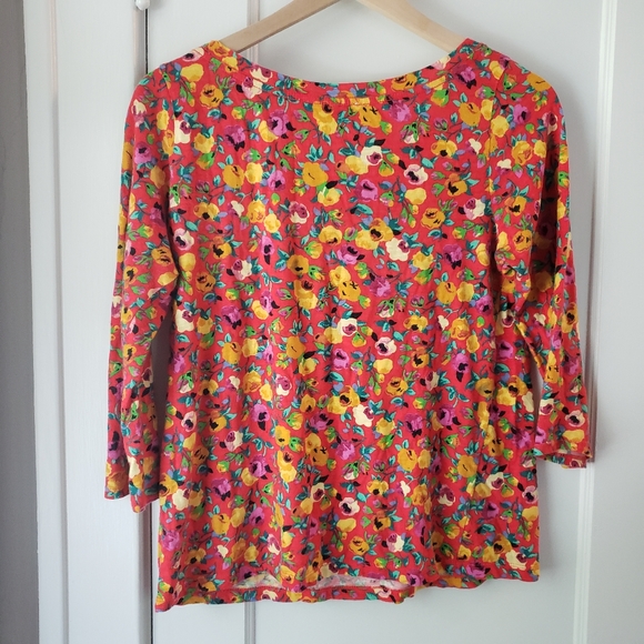 Anthropologie Postmark Floral top size M - Picture 5 of 6